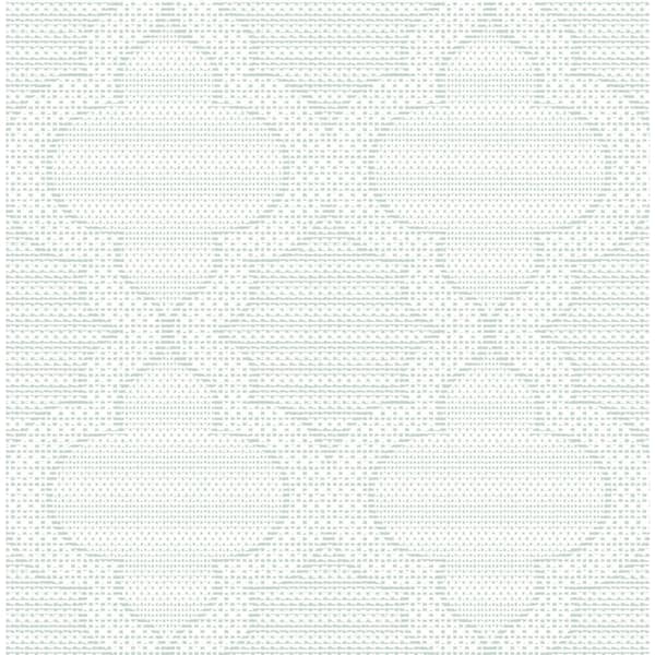 A-Street Prints Blue Ernest Quilted Quatrefoil Wallpaper Sample