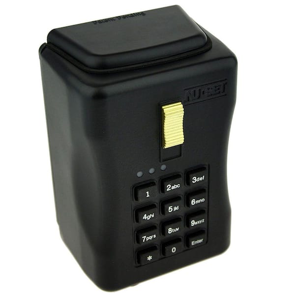 NUSET Smart-Box Electronic Lockbox Key Storage Lock Box Wall Mount