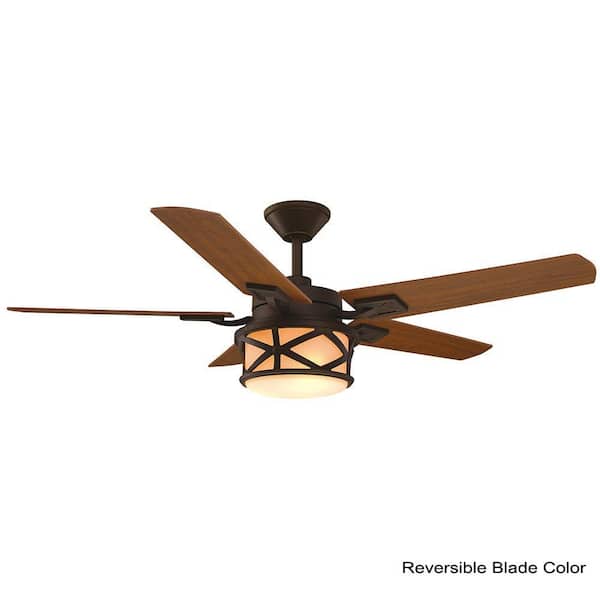 Copley 52 in. Indoor/Outdoor Oil-Rubbed Bronze Ceiling Fan