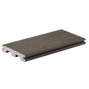 Composite Terrain 5/4 in. x 6 in. x 1 ft. Grooved Silver Maple Composite Sample (Actual: 0.94 in. x 5.36 in. x 1 ft)