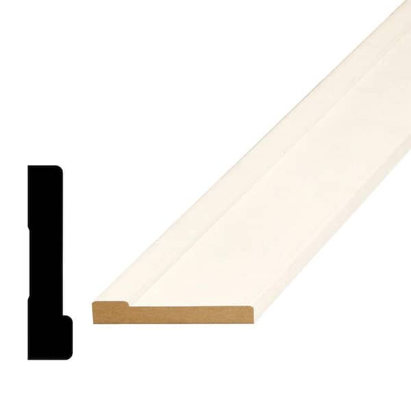 3/4 in. D x 3-1/4 in. W. x 96 in. L MDF Primed Casing Mounding Pack 4-Pack