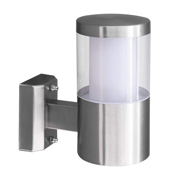 EGLO Basalgo 1 Stainless Steel Integrated LED Outdoor Wall Light