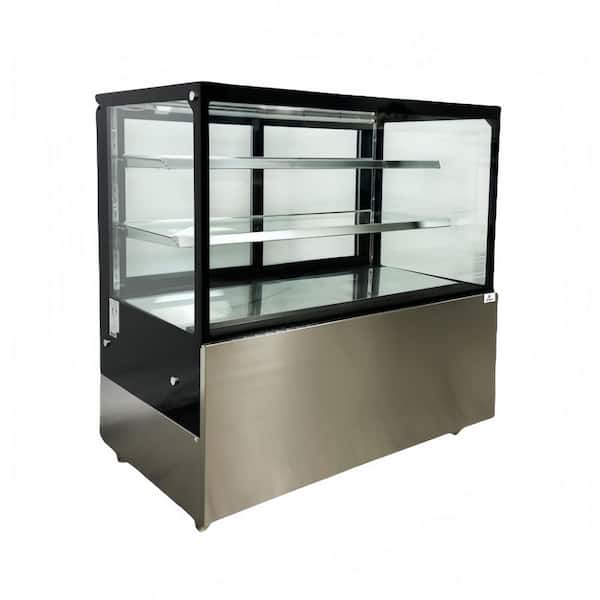48in.W 23 cu.ft Commercial Glass Door bakery Refrigerated Refrigerator Display case in Stainless