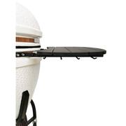 22 in. Kamado S-Series Ceramic Charcoal Grill in White with Cover, Cart, Side Shelves, Two Cooking Grates and Ash Drawer