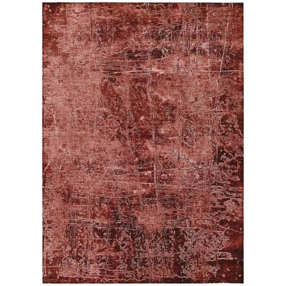 Addison Rugs Indoor/Outdoor Cozy Winter ACW36 Red Washable 1'8 x 2'6 Rug