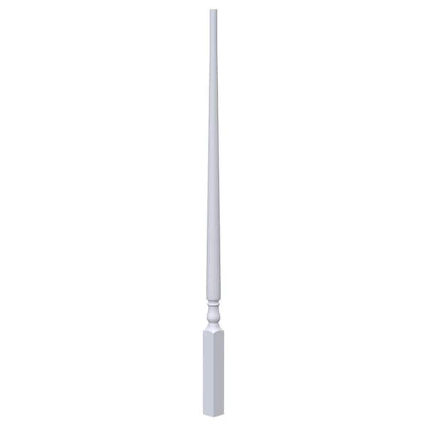 EVERMARK Stair Parts 34 in. x 1-1/4 in. 5015 Primed Tapered Wood Baluster for Stair Remodel