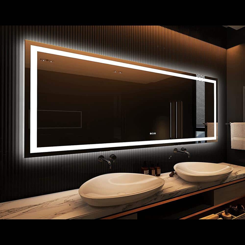 Premium LED Mirror for Bathroom Backlit - Motif – Flair Glass