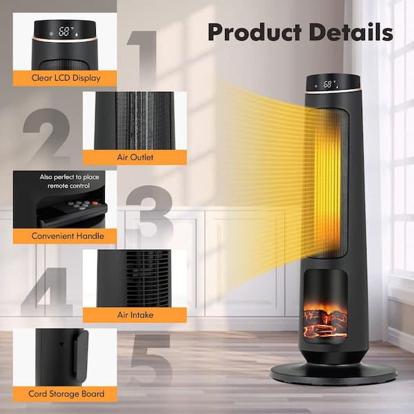 Govee Buy Atomi Smart WiFi Tower Heater -25
