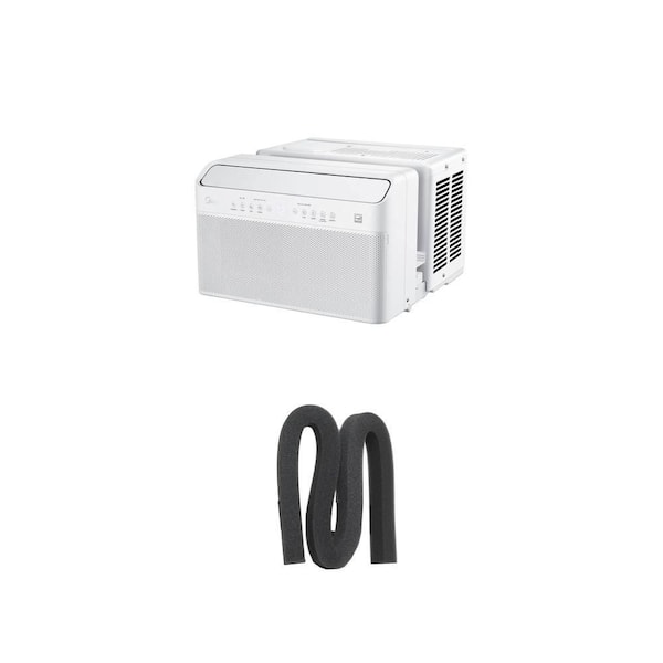 12,000 BTU Smart Inverter AC (up to 550 sq. ft.) and 1-1/4 in. x 1-1/4 in. x 42 in. Weatherseal Combo