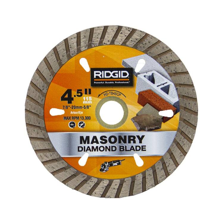 RIDGID 4-1/2 in. Turbo Diamond Blade