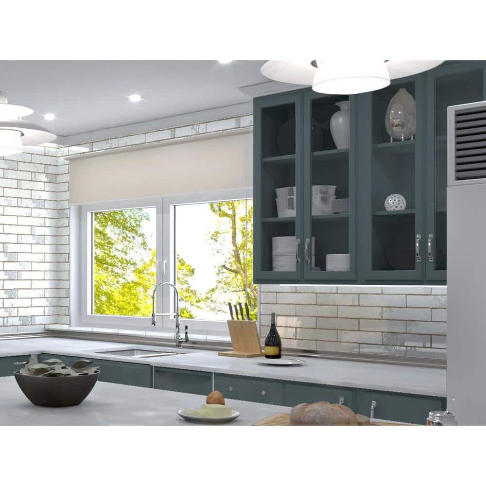 Splash Coconut White 3" x 12" Glossy Ceramic Subway Tile