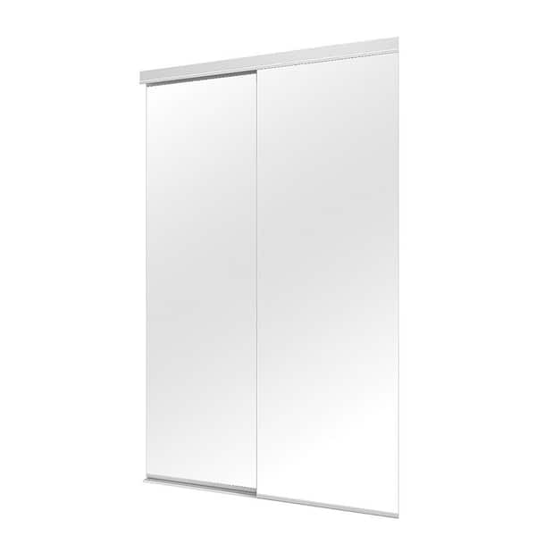 Indoor Studio 60 In X 80 5 White, Home Depot Canada Sliding Mirror Closet Doors