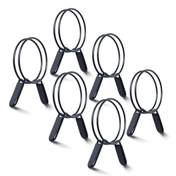 4 in. Double Loop Quick Release Hose Clamps for Dust Collector, Dust Collection Fittings and Dryer Vent Hose (6-Pack)