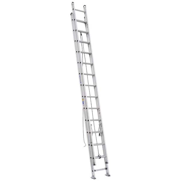 Werner 28 ft. Aluminum D-Rung Extension Ladder with 375 lb. Load Capacity Type IAA Duty Rating