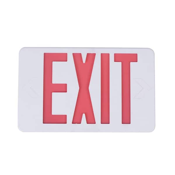 Sure-Lites LPX 1.09 Watt White Integrated LED Exit Sign, Self