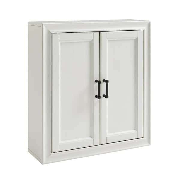 Tara 23.75 in. W x 8 in. D x 26 in. H Wall Cabinet in. White