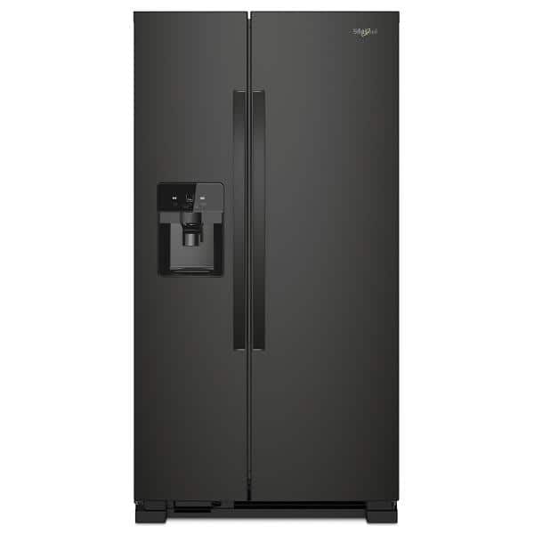 21.4 cu. ft. Side by Side Refrigerator in Black
