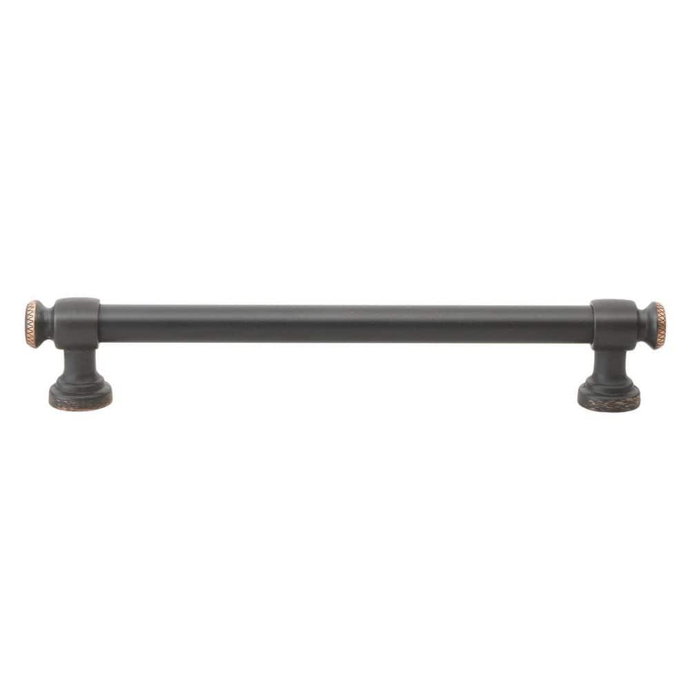 6-1/4 in. Center-to-Center Oil Rubbed Bronze Modern Solid Steel Euro Cabinet Bar Pull (10-Pack) price history on PriceWatchPro