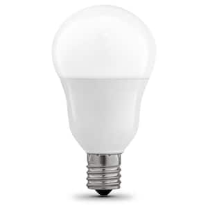 60-Watt Equivalent A15 Intermediate Dimmable CEC 90+ CRI White LED Ceiling Fan Light Bulb, Soft White 2700K (48-Pack)