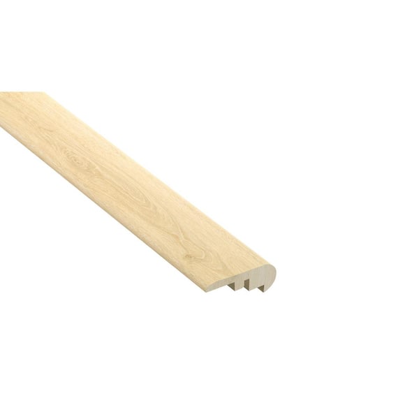 A&A Surfaces Fenwick Oak 0.71 in. T x 2.16 in. W x 94 in. L Luxury Overlapping Stair Nose Molding Trim