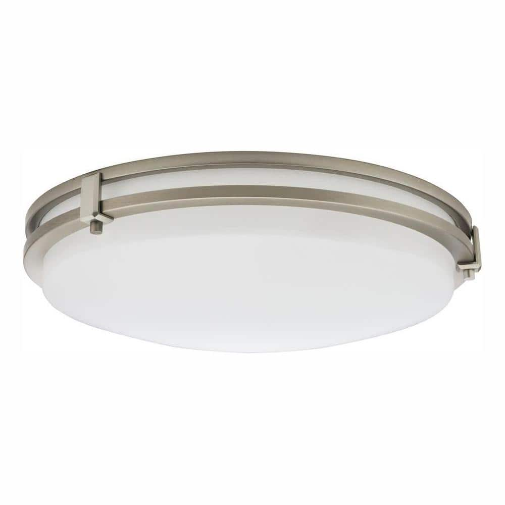 Reviews for Lithonia Lighting Saturn 16-Watt Brushed Nickel Integrated ...