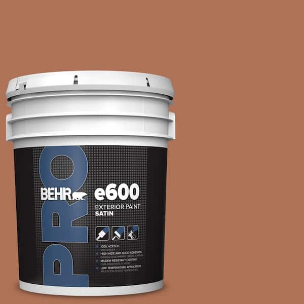 BEHR PRO 5 gal. #PPU3-15 Glazed Pot Satin Exterior Paint