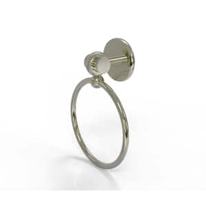 Satellite Orbit Two Collection Towel Ring with Twist Accent in Polished Nickel