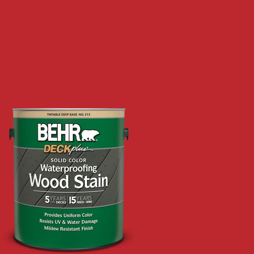 1 gal. #P150-7 Flirt Alert Solid Color Waterproofing Exterior Wood Stain