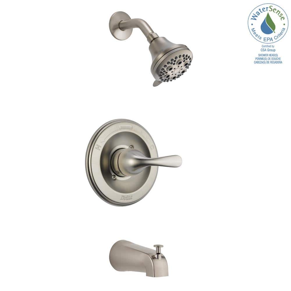 Contemporary Stainless Steel Single-Function Shower Faucet Set