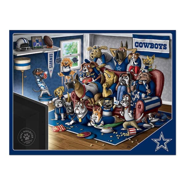 YouTheFan NFL Dallas Cowboys Purebred Fans Puzzle-A Real Nailbiter