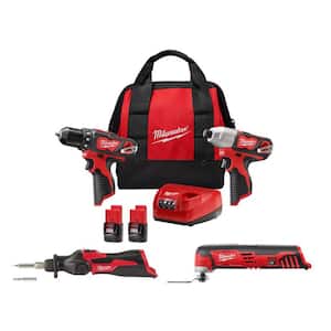 M12 12-Volt Lithium-Ion Cordless 2-Tool Combo Kit with Cordless Oscillating Multi-Tool & Cordless Soldering Iron