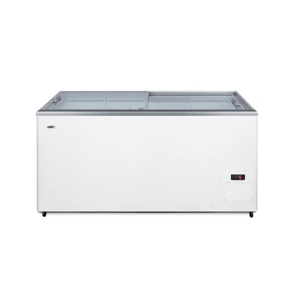Summit Appliance 14 1 Cu Ft Manual Defrost Commercial Chest Freezer In White Nova45 The Home Depot