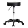 Winado Black PU Leather Seat Swivel Rolling Stool Adjustable Height ...