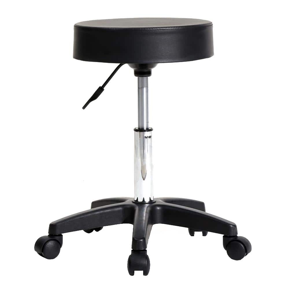 15-20'' Height Adjustable, Rolling Stool Foot Rest for Office and