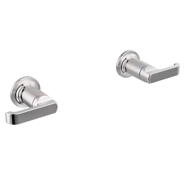Tetra Lever Wall Mount Tub Filler Handle in Lumicoat Chrome