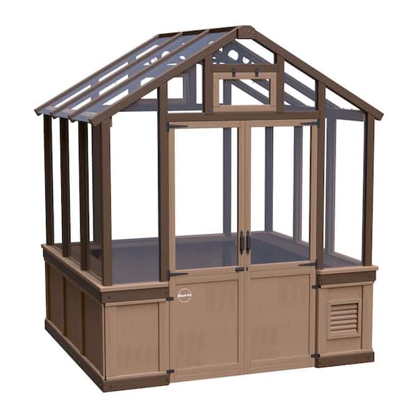7 ft. x 6 ft. Wood Greenhouse