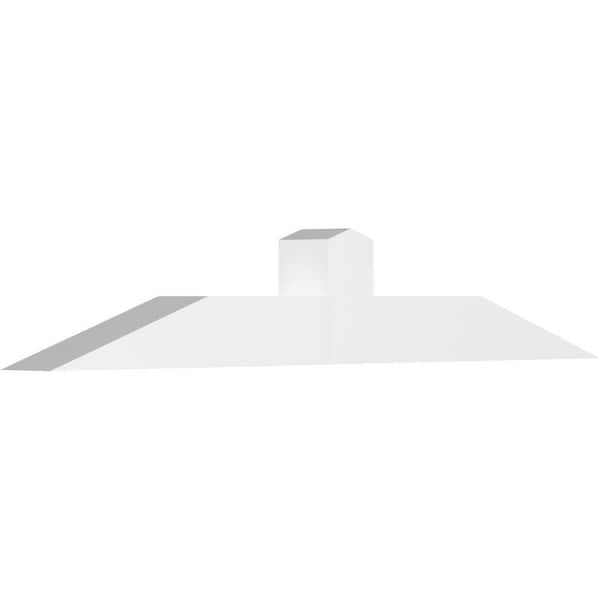 Ekena Millwork Portland 48 in. W x 8 in. H x 4 in. D Signature Polyurethane Bracket