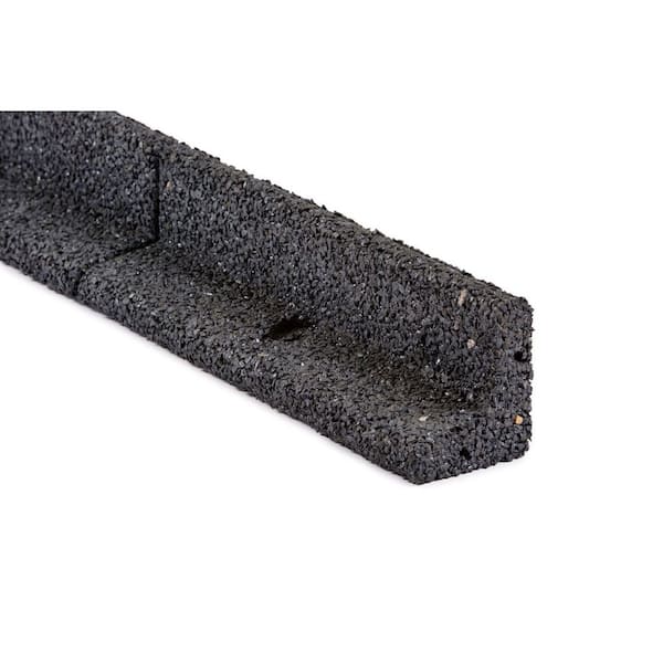 EcoBorder 4 ft. Grey Rubber Landscape Edging (48-Count/Pallet)