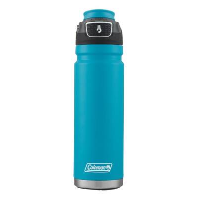 Coleman 24 oz. Black Autoseal FreeFlow Stainless Steel Insulated 