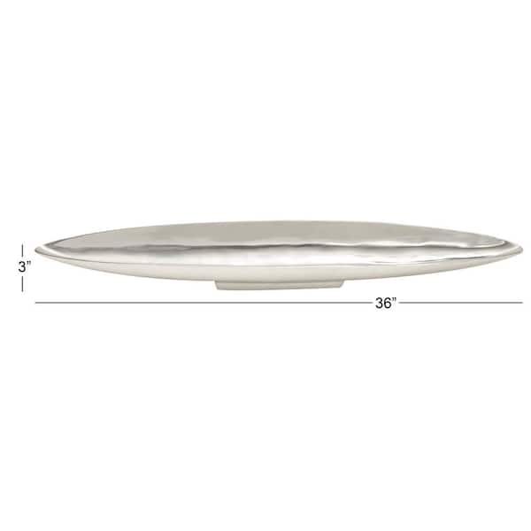 Silver Aluminum Decorative Tray