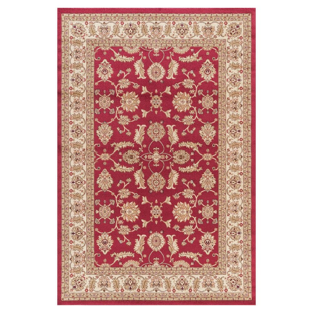 Jewel Collection Antep Red Rectangle Indoor 9 ft. 3 in. x 12 ft. 6 in. Area Rug price history on PriceWatchPro