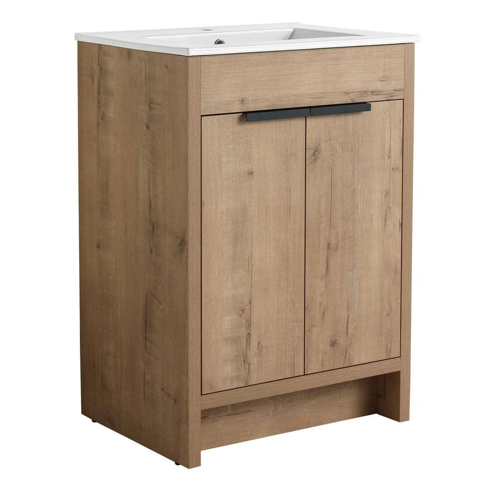 JimsMaison 24 In W X 18 In D X 34 In H Freestanding Single Bath   Jimsmaison Bathroom Vanities With Tops Jmqnbvs00099 64 1000 