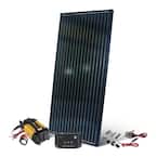 200-Watt 12-Volt Monocrystalline Complete Solar Panel Kit with 12-Volt Charge Controller and 400-Watt Inverter