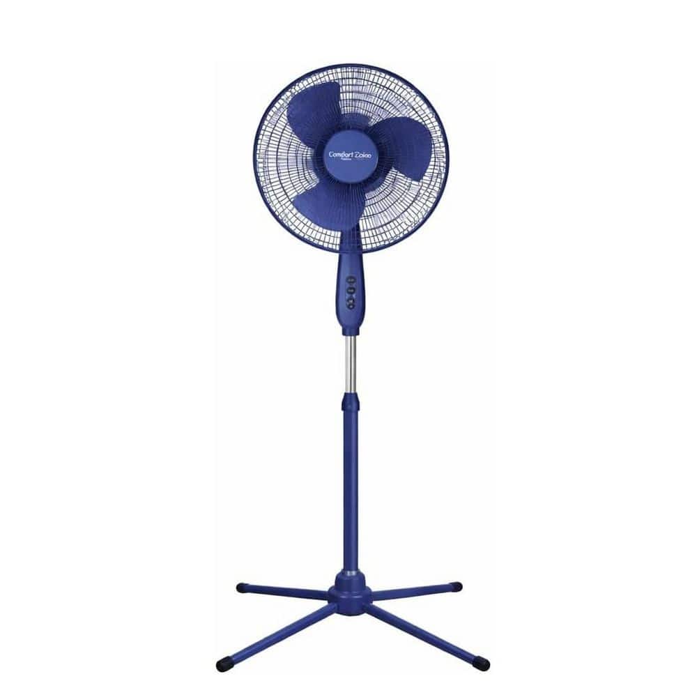 16 in. 3 Speed Oscillating Pedestal Fan in Navy price history on PriceWatchPro