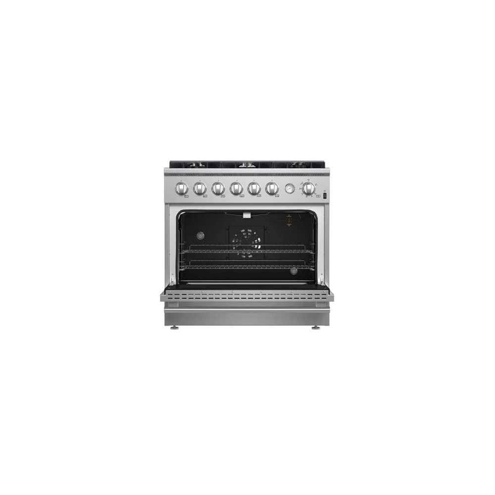 Marco 36-Inch Stainless Steel Gas Range with Convection Oven
