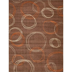 Autumn Cornucopia Brown 9' 0 x 12' 0 Area Rug