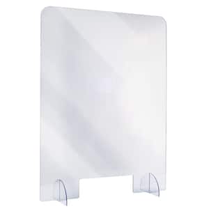 30 in. x 40 in. x 0.18 in. Clear Acrylic Sheet Table Top Protective Sneeze Guard