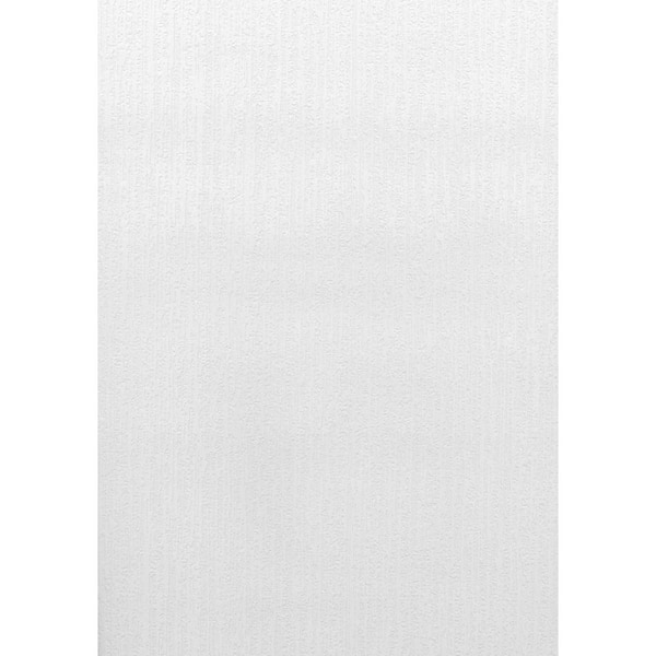 Brewster Paintable Combed Ribbed Plaster Technique White & Off-White Wallpaper Sample