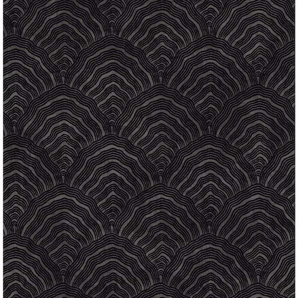 Seabrook Designs Confucius Scallop Paper Strippable Roll (Covers 56 sq. ft.)