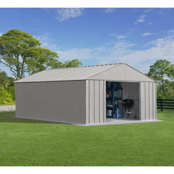 Arrow Classic Storage Shed 17 ft. W x 12 ft. D x 8 ft. H Metal Shed 194 sq. ft.